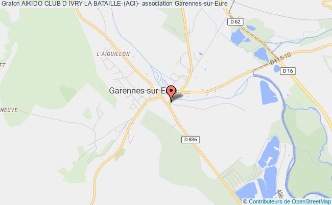 plan association Aikido Club D Ivry La Bataille-(aci)- Garennes-sur-Eure
