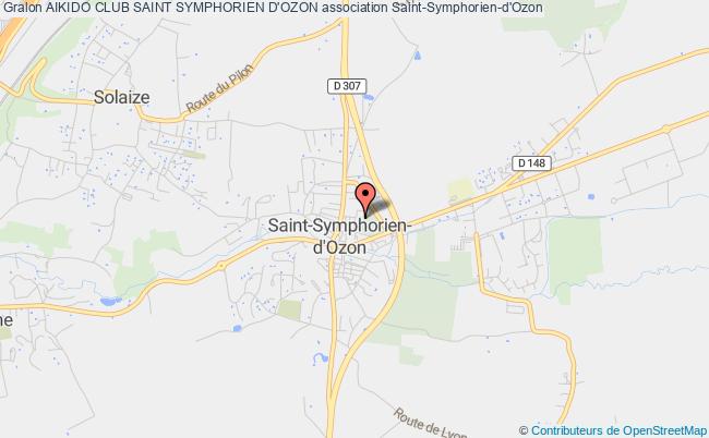 plan association Aikido Club Saint Symphorien D'ozon Saint-Symphorien-d'Ozon