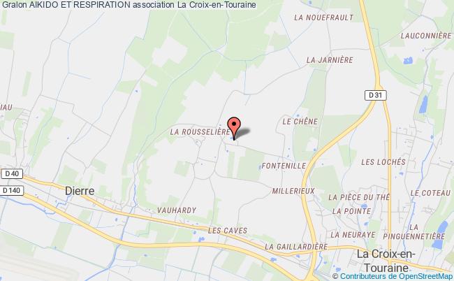 plan association Aikido Et Respiration Croix-en-Touraine