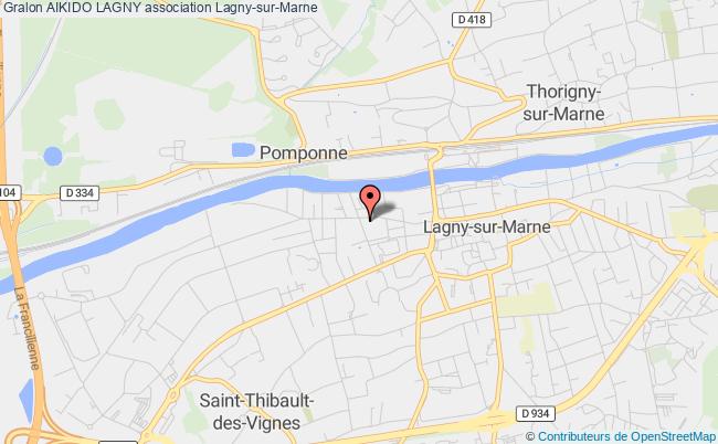 plan association Aikido Lagny Lagny-sur-Marne