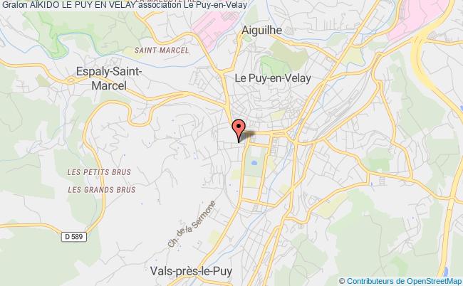 plan association AÏkido Le Puy En Velay Le    Puy-en-Velay