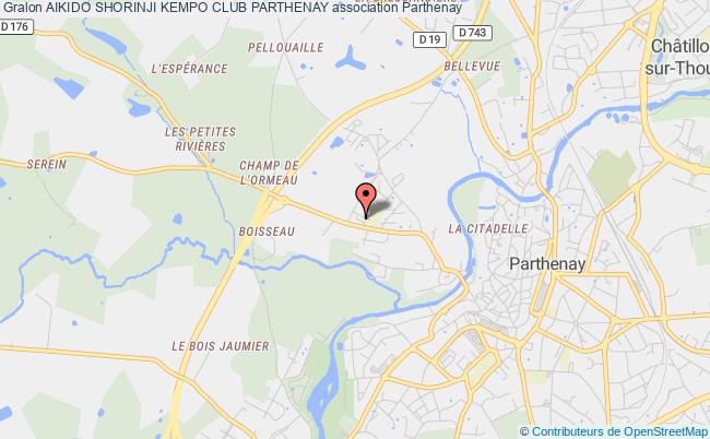 plan association Aikido Shorinji Kempo Club Parthenay Parthenay