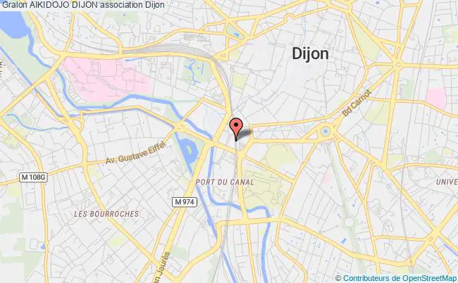 plan association Aikidojo Dijon Dijon