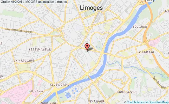 plan association AÏkikai Limoges Limoges