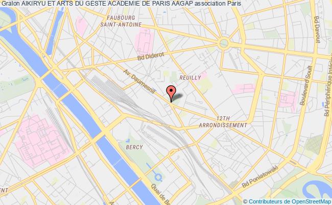 plan association Aikiryu Et Arts Du Geste Academie De Paris Aagap Paris