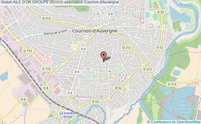 plan association Aile D'or Groupe (adog) Cournon-d'Auvergne