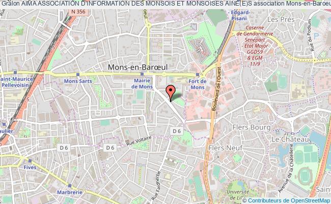 plan association Aima Association D'information Des Monsois Et Monsoises Aine(e)s Mons-en-Baroeul