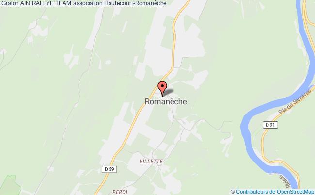 plan association Ain Rallye Team Hautecourt-Romanèche