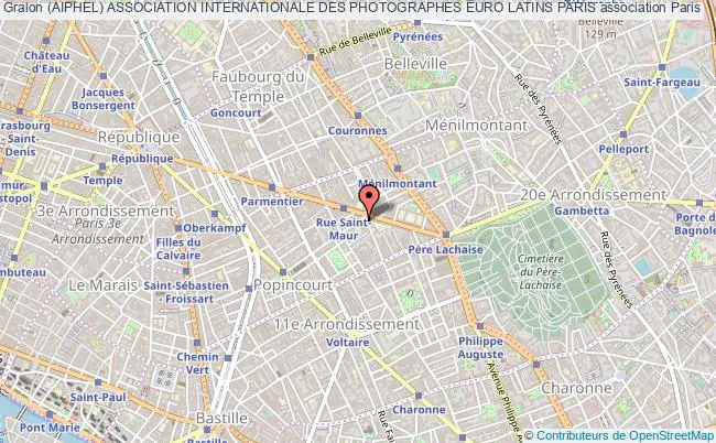 plan association (aiphel) Association Internationale Des Photographes Euro Latins Paris Paris