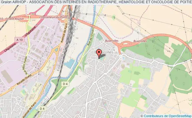 plan association Airhop - Association Des Internes En RadiothÉrapie, HÉmatologie Et Oncologie De Poitiers Buxerolles