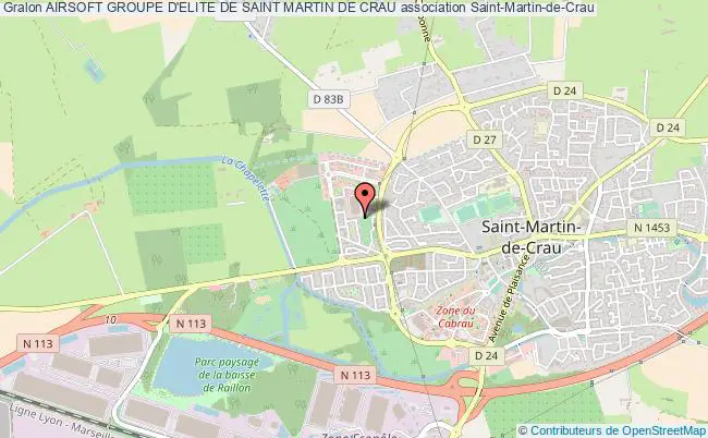 plan association Airsoft Groupe D'elite De Saint Martin De Crau Saint-Martin-de-Crau