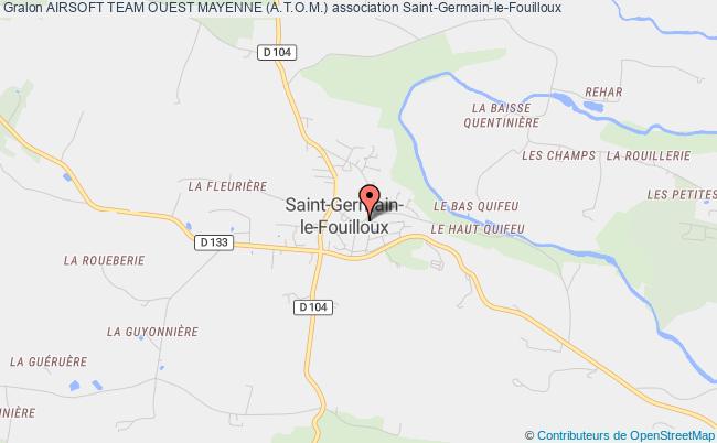 plan association Airsoft Team Ouest Mayenne (a.t.o.m.) Saint-Germain-d'Anxure