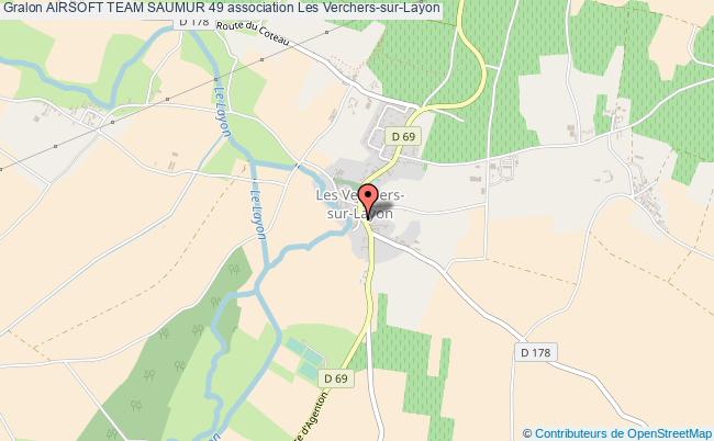 plan association Airsoft Team Saumur 49 Les   Verchers-sur-Layon
