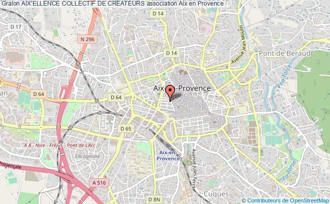 plan association Aix'ellence Collectif De Createurs Aix-en-Provence