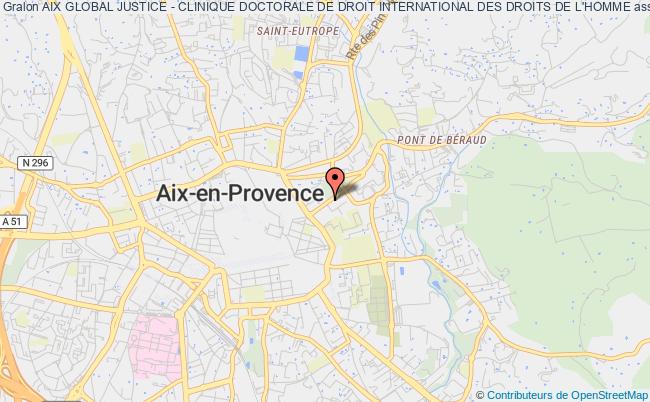 AIX GLOBAL JUSTICE - CLINIQUE DOCTORALE DE DROIT INTERNATIONAL DES DROITS DE L'HOMME