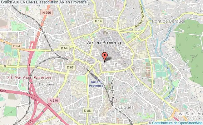 plan association Aix La Carte Aix-en-Provence