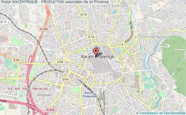 plan association Aixcentrique - Production Aix-en-Provence