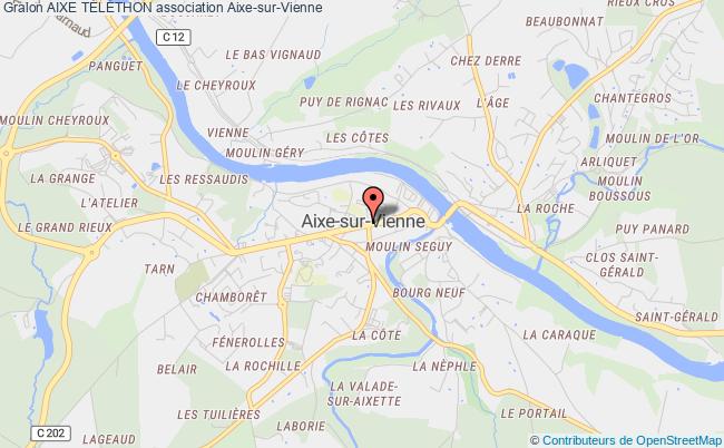 plan association Aixe TÉlÉthon Aixe-sur-Vienne