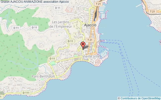 plan association Ajacciu Animazione Ajaccio