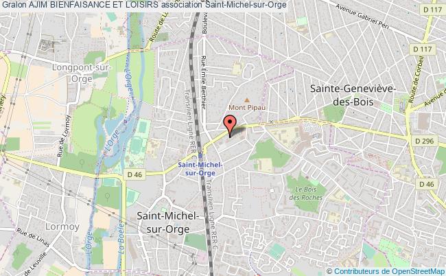 plan association Ajim Bienfaisance Et Loisirs Saint-Michel-sur-Orge