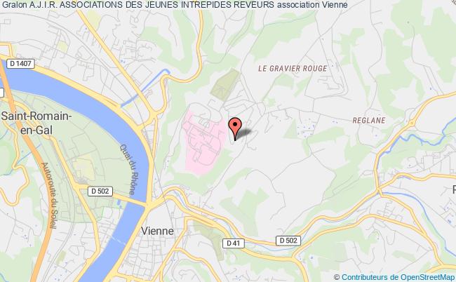 plan association A.j.i.r. Associations Des Jeunes Intrepides Reveurs Vienne