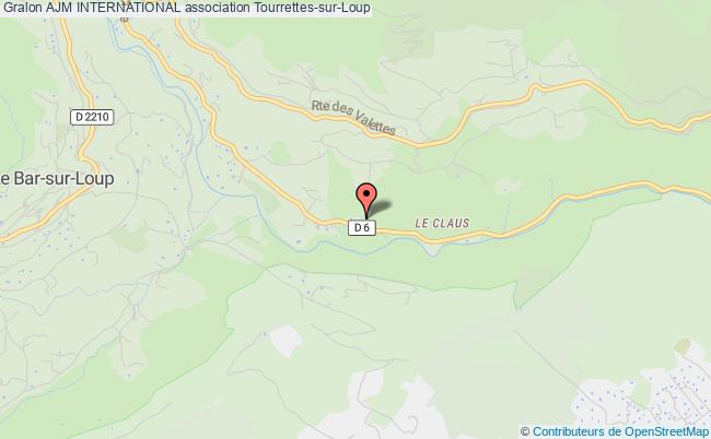 plan association Ajm International Tourrettes-sur-Loup