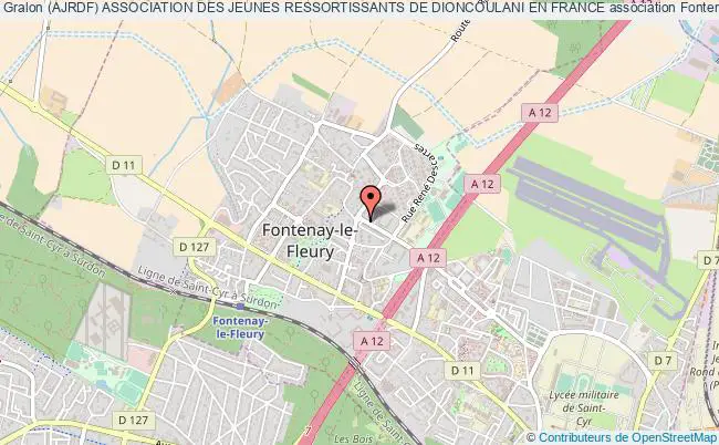 plan association (ajrdf) Association Des Jeunes Ressortissants De Dioncoulani En France Fontenay-le-Fleury