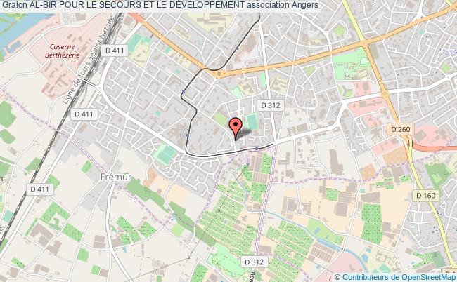 plan association Al-bir Pour Le Secours Et Le DÉveloppement Angers
