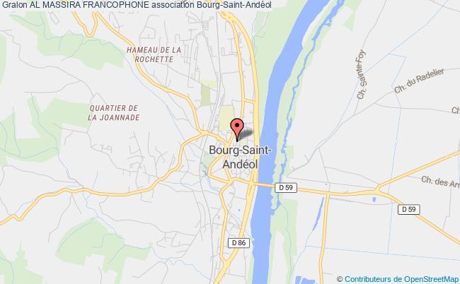 plan association Al Massira Francophone Bourg-Saint-Andéol