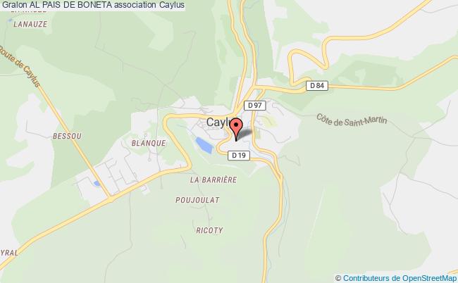 plan association Al Pais De Boneta Caylus