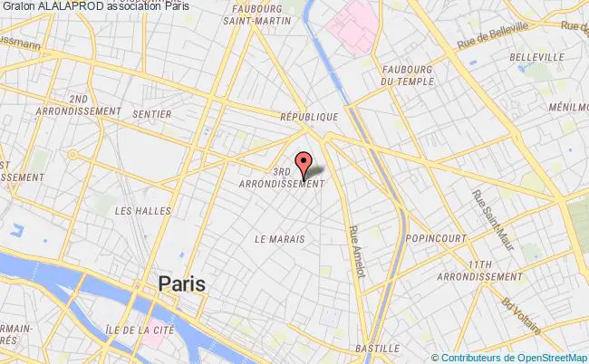 plan association Alalaprod Paris