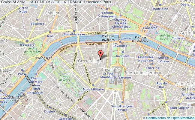 plan association Alania - Institut Ossete En France Paris
