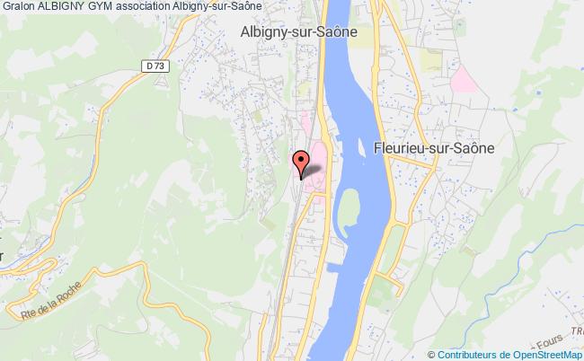 plan association Albigny Gym Albigny-sur-Saône