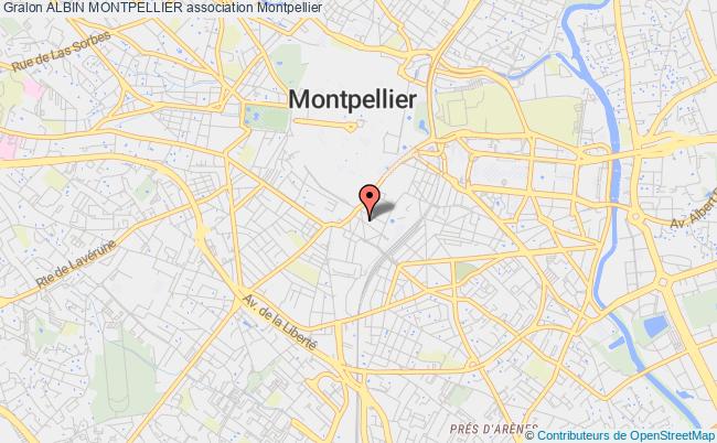 plan association Albin Montpellier Montpellier