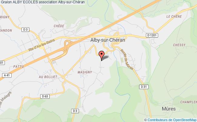 plan association Alby Ecoles Alby-sur-Chéran