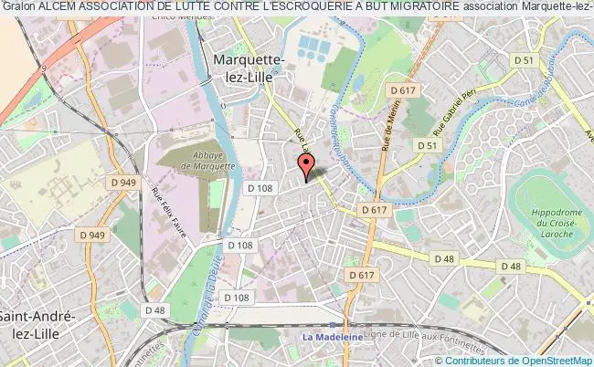 plan association Alcem Association De Lutte Contre L'escroquerie A But Migratoire Marquette-lez-Lille