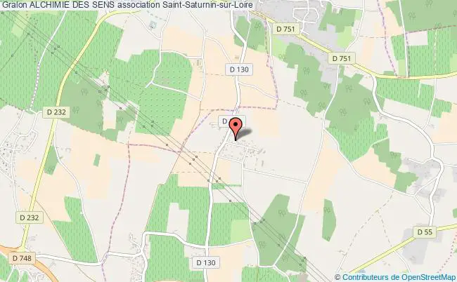 plan association Alchimie Des Sens Saint-Saturnin-sur-Loire