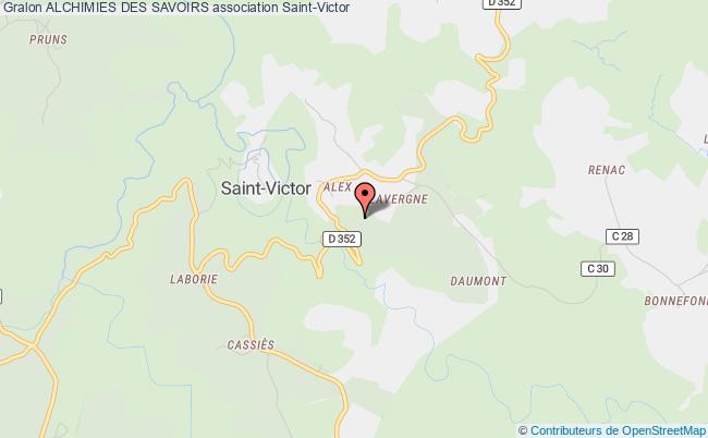 plan association Alchimies Des Savoirs Saint-Victor