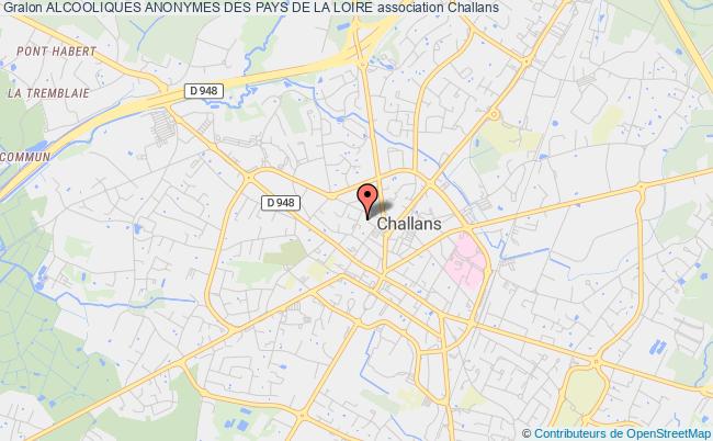 plan association Alcooliques Anonymes Des Pays De La Loire Challans