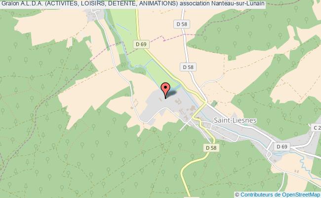 plan association A.l.d.a. (activites, Loisirs, Detente, Animations) Nanteau-sur-Lunain