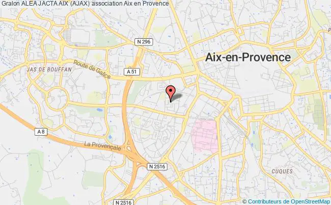 plan association Alea Jacta Aix (ajax) Aix-en-Provence
