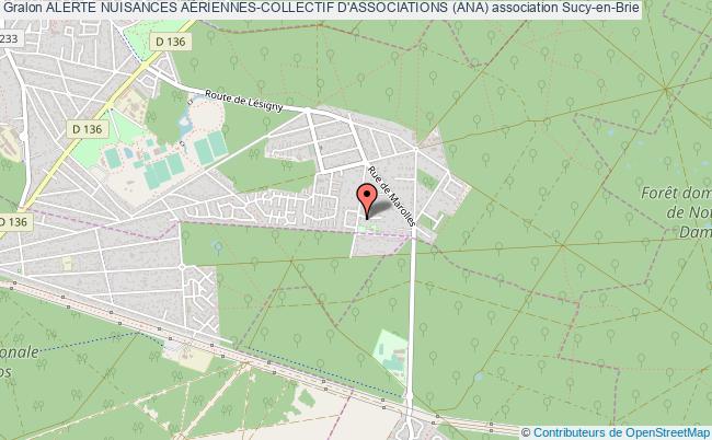 plan association Alerte Nuisances AÉriennes-collectif D'associations (ana) Sucy-en-Brie