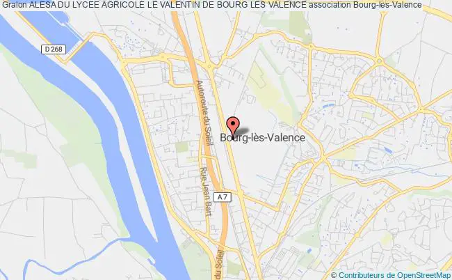plan association Alesa Du Lycee Agricole Le Valentin De Bourg Les Valence Bourg-lès-Valence