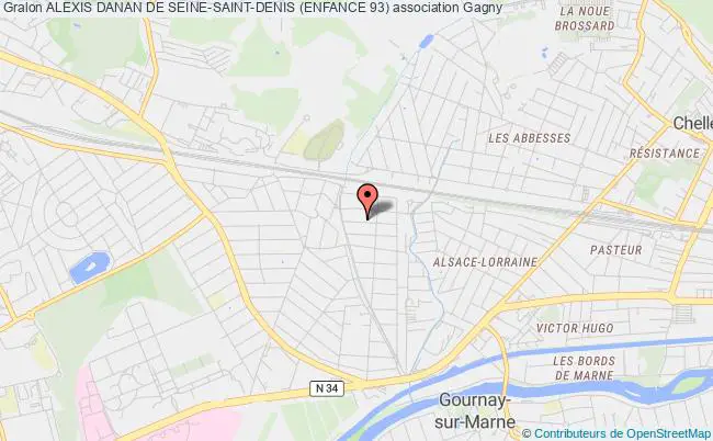 plan association Alexis Danan De Seine-saint-denis (enfance 93) Gagny