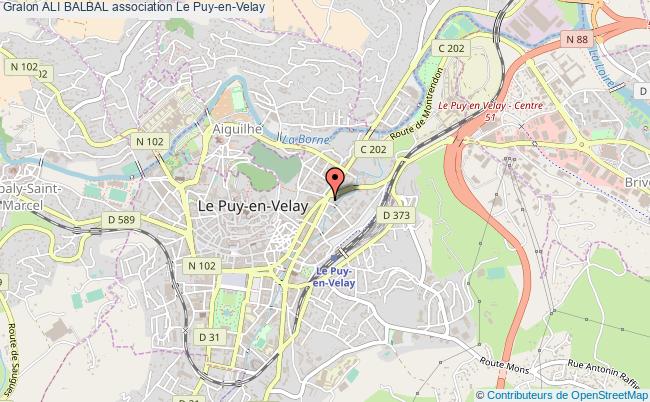 plan association Ali Balbal Le Puy-en-Velay
