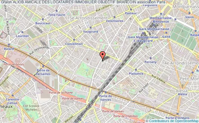 plan association Aliob Amicale Des Locataires Immobilier Objectif Brancoin Paris