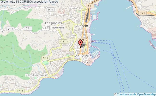 plan association All In Corsica Ajaccio