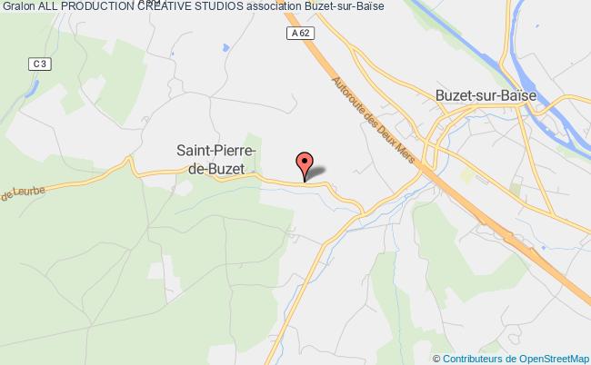 plan association All Production Creative Studios Buzet-sur-Baïse