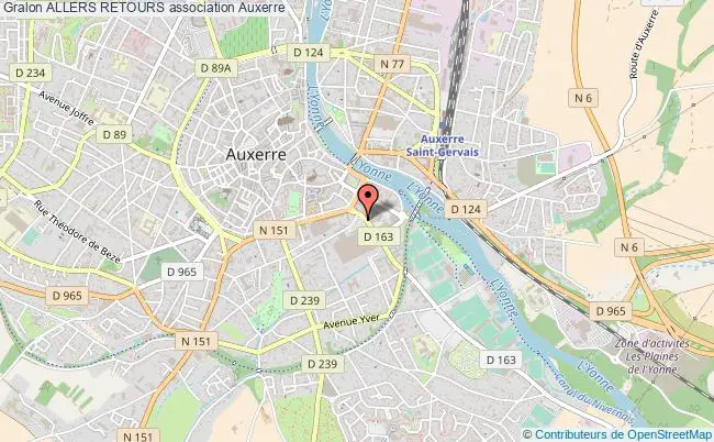 plan association Allers Retours Auxerre