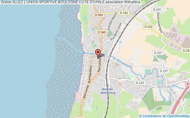 plan association Allez L'union Sportive Boulogne Cote D'opale Wimereux